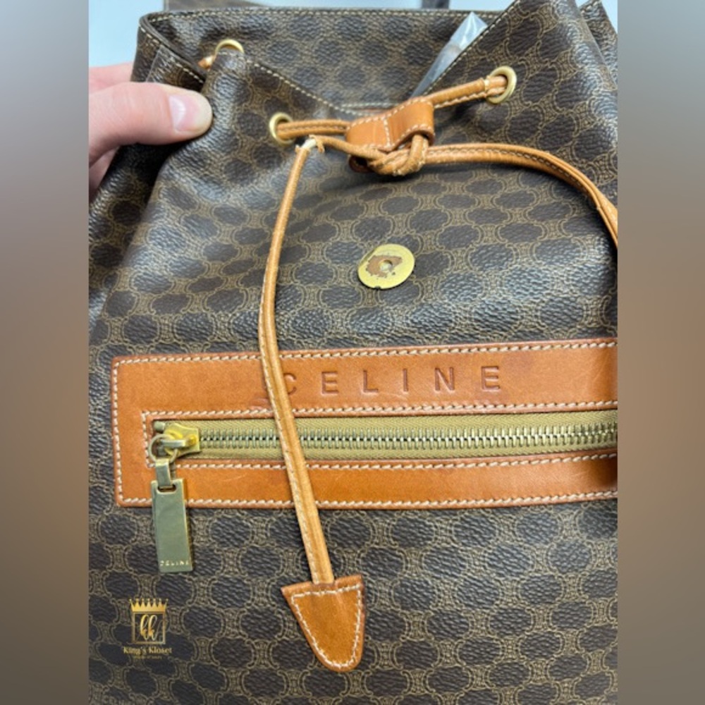 Celine leather backpack - Picture 8 of 16